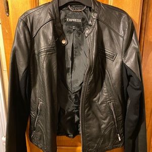 Express faux leather jacket